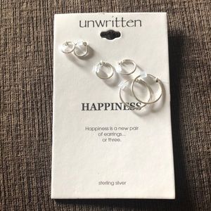 Sterling silver earrings